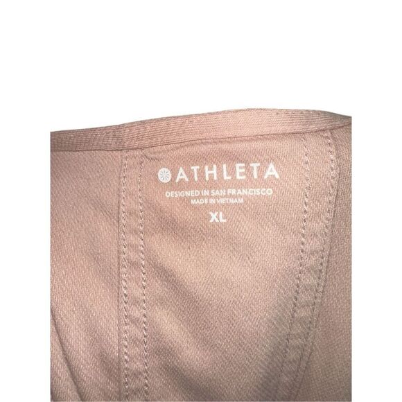 Beautiful Athleta Farallon Romper Semi Fitted Mocha Latte Size XL Good condition - Picture 9 of 11